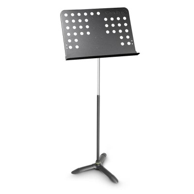 Tall Music Stand Orchestra with Perforated Desk