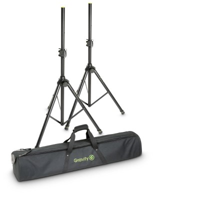 Gravity SS 5211 B SET1 - Set of 2 Speaker Stands with carrying bag