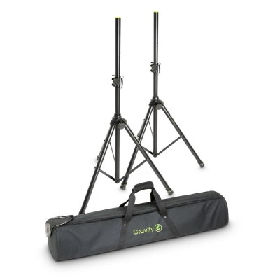 Gravity SS 5212 B SET1 - Speaker Stand Set of 2 Speaker Stands, Steel, with carrying bag