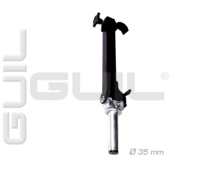 ADJUSTABLE TRUSS ADAPTOR FITTED WITH A Ø 35 mm SPIGOT. FOR PARALLEL TRUSS OF FRO