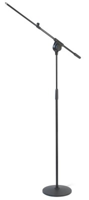 MIC-200T - Telescopic microphone stand with a heavy duty bas