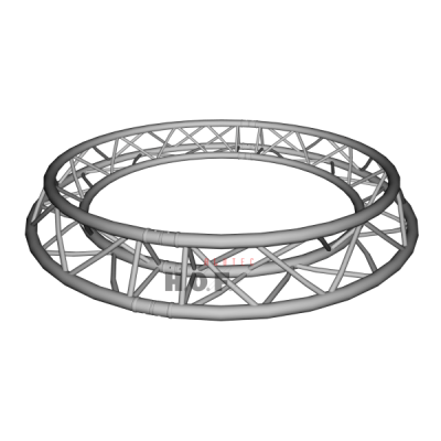 Truss HOFKON 290-3 circle 2m 3-point truss, cirlce 2m apex up/down, 4-cut