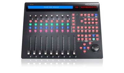 Eight channel universal control surface with Mackie Control and HUI emulation