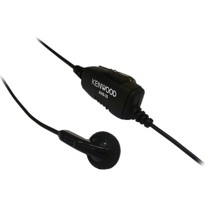 Kenwood KHS-33 - Clip Mic with Earphone for PKT23