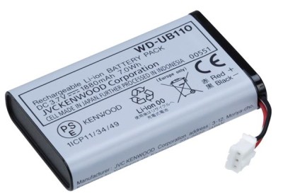 Li-Ion Battery Pack 3.7V, 1,880mAh