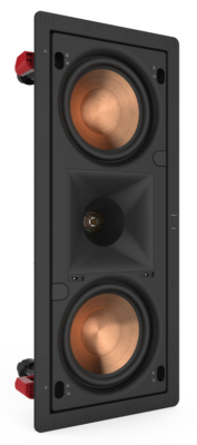Klipsch PRO-250-RPW-LCR Dual 5.25" In-Wall LCR Speaker White PCS