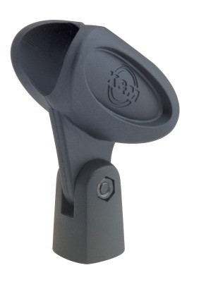 K&M Microfoon Accessoire Microfoonklem 3/8"+5/8" 28mm Zwart