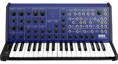 Synthesizer, analoog MS-20, Full Size, 37 toetsen, blauw, Ltd.