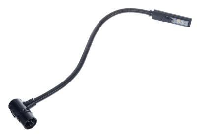 Low Intensity, 12" Gooseneck, 4-PIN, Right Angle XLR Connector