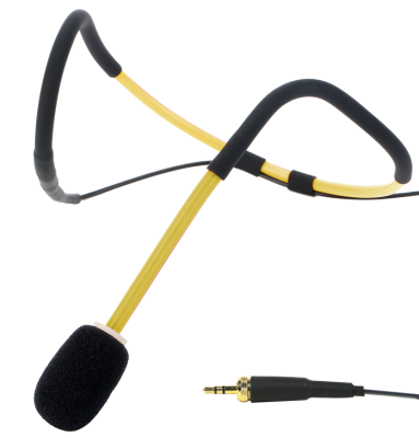 Lesmic - 100% waterproof headworn fitness mic with 3,5mm locking mini jack (senn)