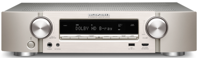 Marantz NR1510 Ultradunne 5.2-kanaals AV-receiver met online muziekstreaming Silver