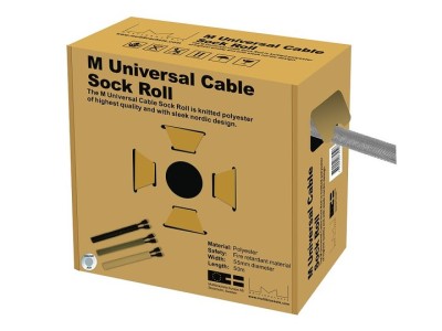 M Universal Cable Sock Roll Silver 55mm-W 50m-L (MOQ: 4)