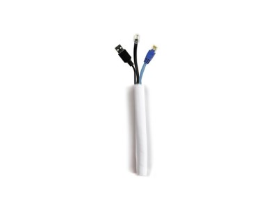 M Universal Cable Sock Self Wrapping 19mm White 25m (MOQ: 3)