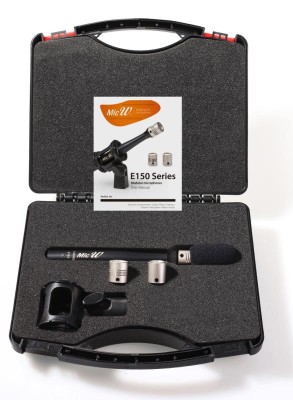 3/4 "condenser microphone with 3 interchangeable capsules