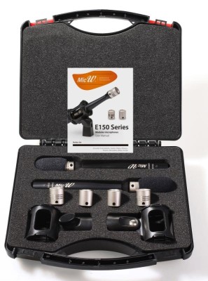 2 x 3/4" condenser microphone with 6 interchangeable capsules
