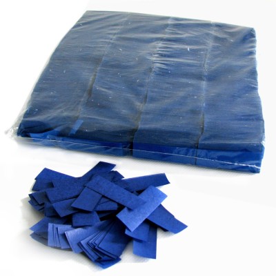 (10) Slowfall Confetti Rectangle 55x17mm DBLue 1kg