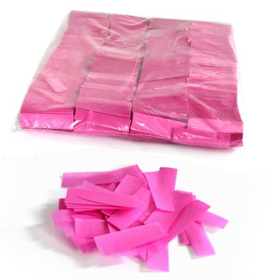 (10) Magic Fx CON01PK - Slowfall Confetti Rectangle 55x17mm Pink 1kg