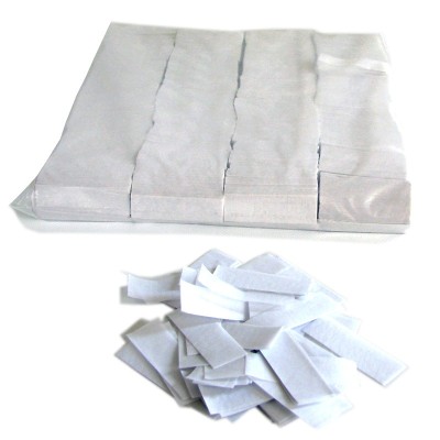 (10) Slowfall Confetti Rectangle 55x17mm White 1kg