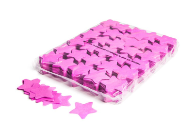 Slowfall confetti stars Ø 55mm - Pink