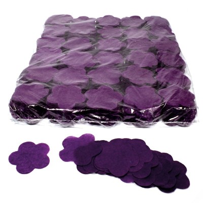 (10) Slowfall Confetti Flowers Ø55mm -Purple 1 kg