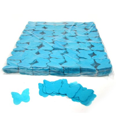 (10) Slowfall Confetti Butterflies Ø55mm L blue1kg