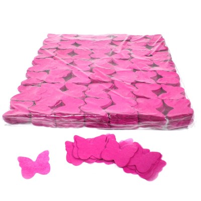 (10) Slowfall Confetti Butterflies Ø55mm Pink 1kg