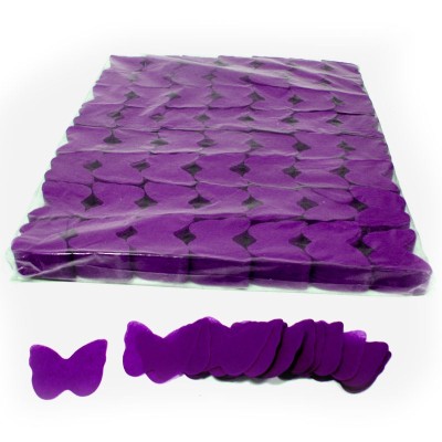 (10) Slowfall Confetti Butterflies Ø55mm Purple1kg