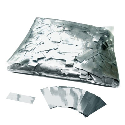 (10) Magic fx CON10SL - Metallic Confetti Rectangle 55x17mm Silver 1kg