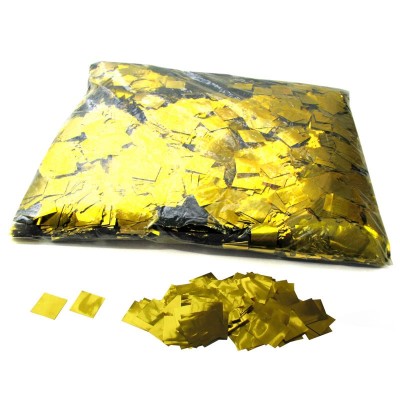 (10) Magic fx CON11GL - Metallic confetti squares 17x17mm-Gold 1kg