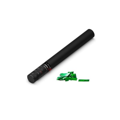 Handheld Cannon - 50 cm - Confetti - Green Metallic - piece