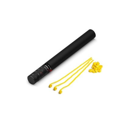 Handheld Cannon - 50 cm - Streamers - Yellow - piece