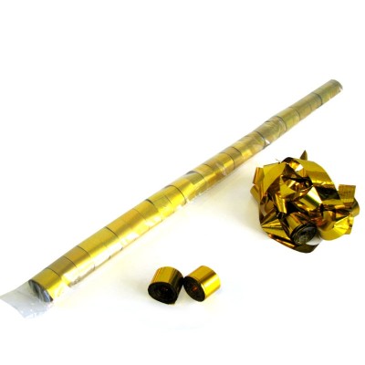 (100)Metallic Streamers 10mx1.5cm Gold 32pcs