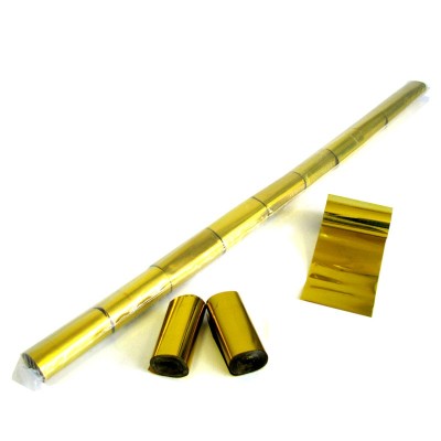 (100)Metallic Streamers 10mx5cm Gold 10pcs