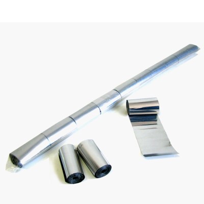 (100)Metallic Streamers 10mx5cm Silver 10pcs