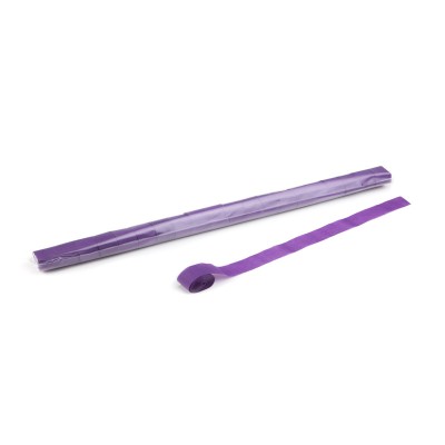 (50) Streamers 10m x 2.5cm - Purple - sleeve (20 streamers)