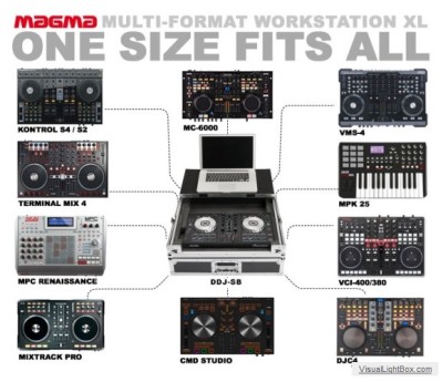 DJ-Controller Workstation MULTIFORMAT XL  black/silver EOL
