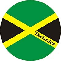 Magma LP-Slipmat Technics "Jamaika" - black/green/yellow