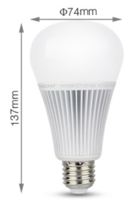 Lamp E27 9W RGB+CCT