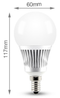 Lamp E14 5W RGB+CCT
