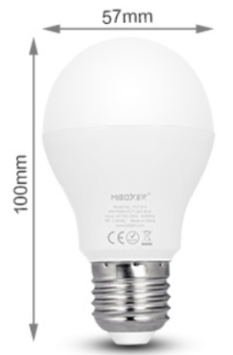 Lamp E27 6W RGB+CCT