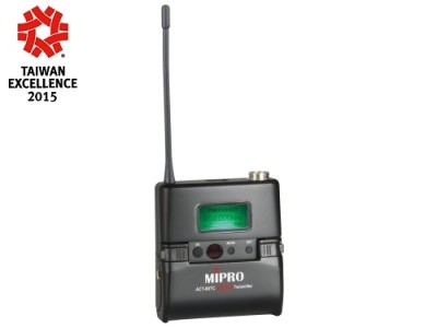 Mipro ACT-80TC - Rechargeable Miniature Digital Body Pack Transmitter with mini-XLR,  (64MHz, Met