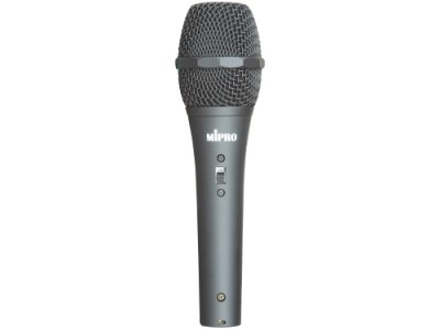Mipro MM-107 - Vocal Supercardioid Dynamic Mic - With switch, with Cable,