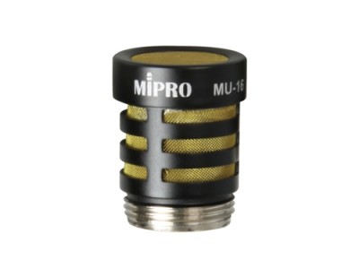 Mipro MU-16 - ECM capsule module, mazimum SPL: 142dB (1%THD, typical)