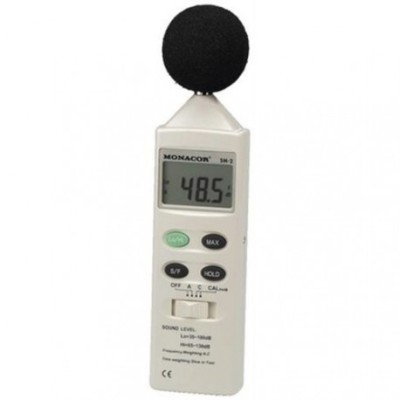 Sound level meter, (class 2), one-hand operation.