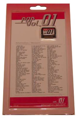Pop Vol 1 - songchip met 132 songs (alternatief/modern)