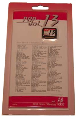 Pop Vol 13 - songchip met 125 songs (softrock, The Beatles, Elvis)