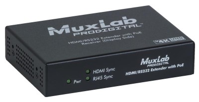 R‚cepteur HDMI RS232 IR HDBaseT 4K alim POE