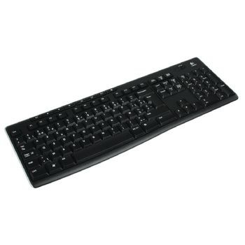 Logitech Draadloos Keyboard Standaard USB Belgisch Zwart
