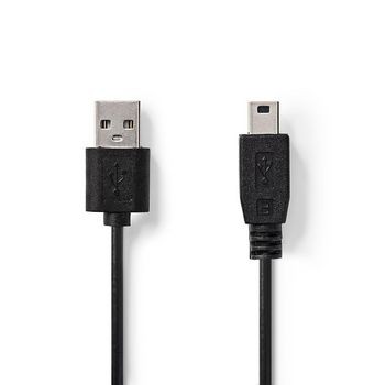 Nedis USB-Kabel | USB 2.0 | USB-A Male | USB Mini-B 5-Pins Male | 480 Mbps | 7.5