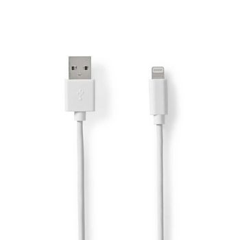 Nedis USB-Kabel | USB 2.0 | Apple Lightning 8-Pins | USB-A Male | 480 Mbps | 12